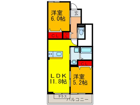 フォレストメゾンSOLEILの物件間取画像